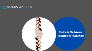 Dolce & Gabbana Women's Watches