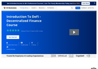 Introduction To DeFi - Decentralized Finance Course