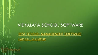 Best School Management Software Imphal, Manipur