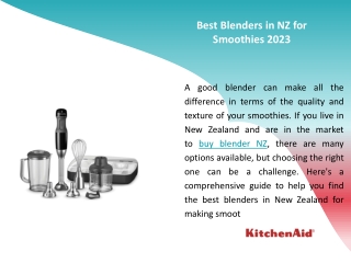Best Blenders in NZ for Smoothies 2023