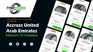 Continental - CAR tyres dubai - TyresVision