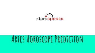 Aries Horoscope Prediction