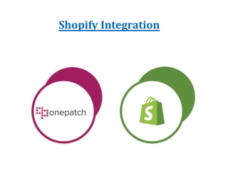 Shopify Integration Solution | Shopify Order Management | Product Listing