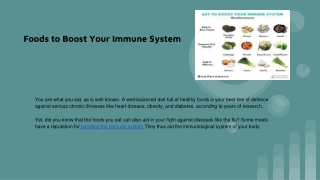Foods to Boost Your Immune System