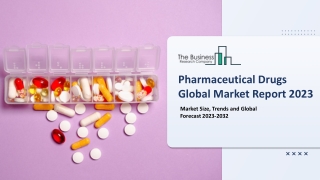 Pharmaceutical Drugs Market Size, Drivers, Trends, Overview Report 2023-2032