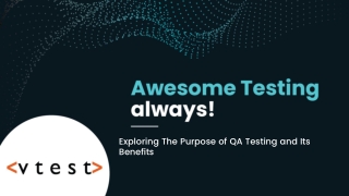 QA Testing services in India & US- VTEST