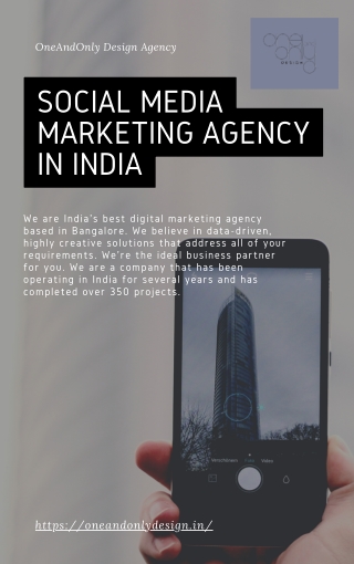 Social Media Marketing Agency in India