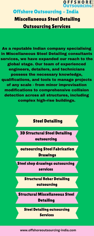 Miscellaneous Steel Detailing Outsourcing Services