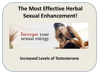 Increase Male Libido Sex Power and Stamina Naturally