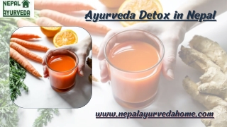 Ayurveda Detox in Nepal- Nepal Ayurveda Home