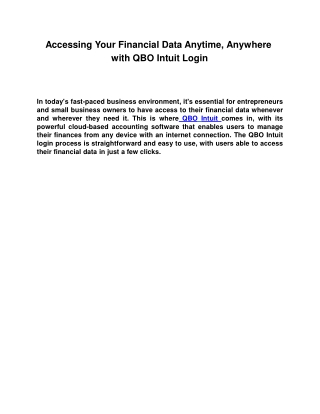 QBO-intuit-login