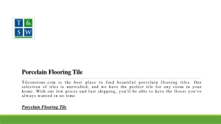 Porcelain Flooring Tile | Tilesnstone.com