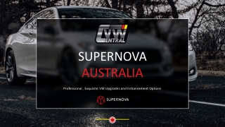 VW Central Supernova Australia headlights, taillights, as well as various access