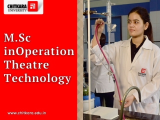 M.Sc inOperation Theatre Technology