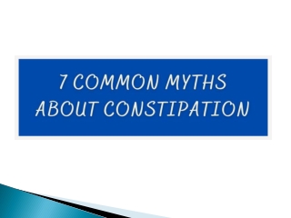 7 Common Myths about Constipation - Yakult India