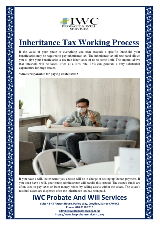 Inheritance Tax Working Process