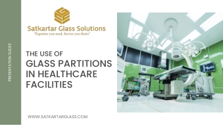 The Use of Glass Partitions in Healthcare Facilities