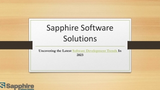 Uncovering the Latest Software Development Trends In 2023