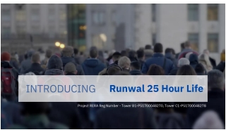 Runwal 25 Hour Life Brochure