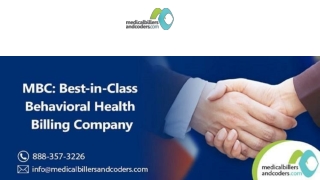 Best-in-Class Behavioral Health Billing Company