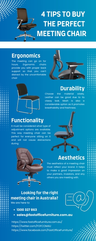 4 Tips to Buy the Perfect Meeting Chair | Fast Office Furniture
