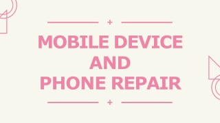 We Are making Phone Repair Fast And Simple
