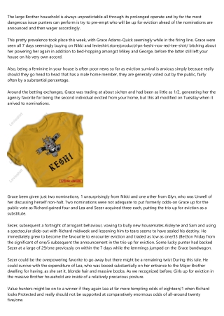 Why the Biggest "Myths" About Nox Red Keshi Merch Shirts May Actually Be Right