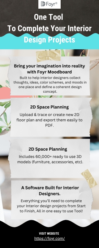 One Tool  To Complete Your Interior Design Projects