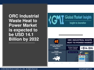 ORC Industrial Waste Heat to Power Market Top Trends, Future Analysis & Forecast