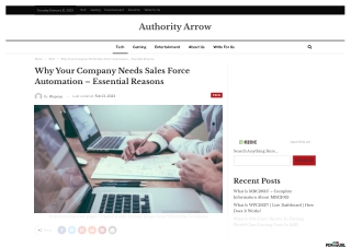 Why Your Company Needs Sales Force Automation – Essential Reasons