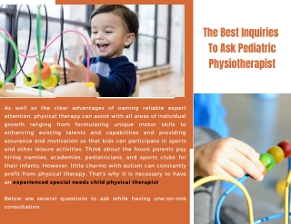 Get Facilitated Therapy For Your Child