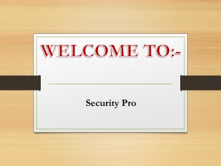 Best Security company in Chertsey