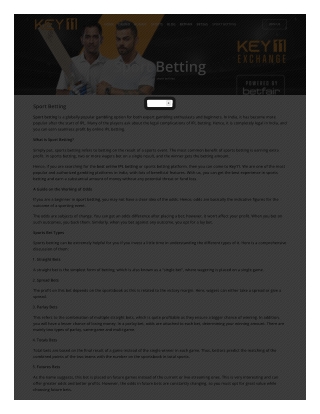 How can sports betting make money?