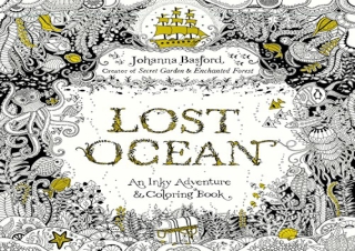 (PDF BOOK) Lost Ocean: An Inky Adventure and Coloring Book for Adults ipad