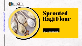 Sprouted Ragi Flour