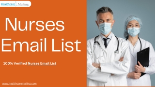 nurses email list