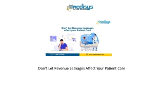 Don’t Let Revenue Leakages Affect Your Patient Care