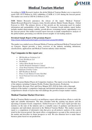 Medical Tourism Market