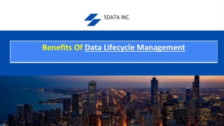 Top DATA LIFECYCLE MANAGEMENT SERVICES| Data processing