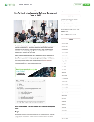 How To Construct A Successful Software Development Team In 2023