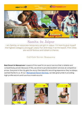 Bani Park Call Girl Service