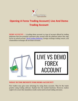 Opening A Forex Trading Account