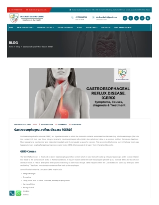Gastroesophageal reflux disease (GERD)- Dr. Vikrant Kale