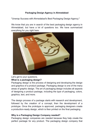 packaging design agency in Ahmedabad greyphyte