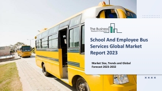 School And Employee Bus Services Market By Product Type, By Manufacturers