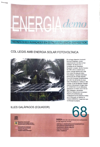 Albert Mitja Sarvise y sus proyectos de energia renovable_Colegio energia solar