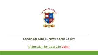 Admission for Class 2 in Delhi