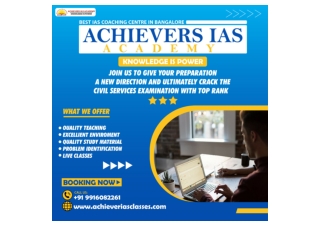 Top IAS Coaching In Bangalore