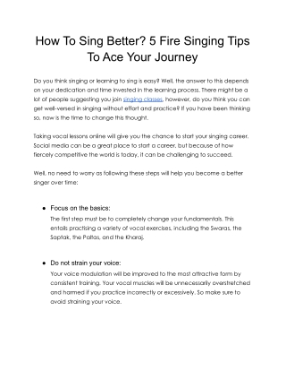 How To Sing Better? 7 Fire Singing Tips To Ace Your Journey