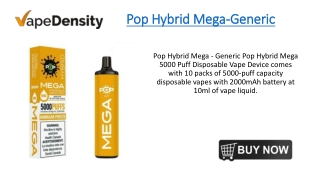 Pop Hybrid Mega-Generic
